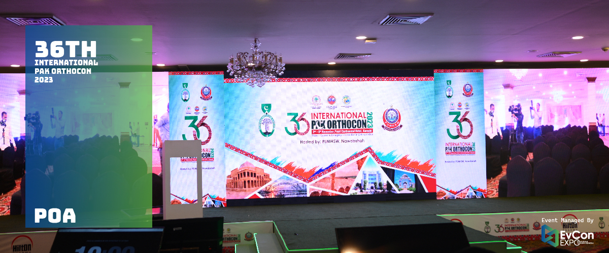 36Th International Pak OrthoCon 2023 36Th International Pak OrthoCon 2023